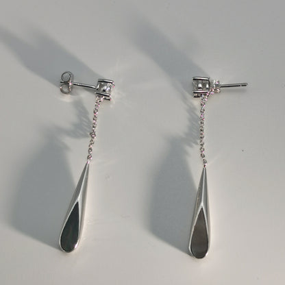Tahitian Black-lipped Pearl Oyster Shell S925 Silver 18K Gold Moissanite Earrings
